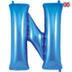 34 inch Oaktree Blue Letter N Foil Balloon (1)