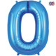 34 inch Oaktree Blue Letter O Foil Balloon (1)