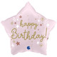 18 inch Birthday Pink Star Foil Balloon (1)