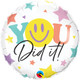 18 inch You Did It Smiles Foil Balloon (1)