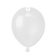 white metallic latex balloons gemar