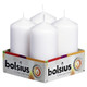 White Pillar Candles - 10cm x 4.8cm (4)