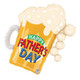 27 inch Father's Day Beer Mug Foil Balloon (1)