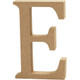 MDF Wooden Letter E - 8cm (1)