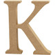 MDF Wooden Letter K - 8cm (1)