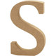 MDF Wooden Letter S - 8cm (1)