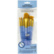 Crafter's Choice Golden Taklon Oval Brush Set (7)