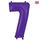 34 inch Oaktree Purple Number 7 Foil Balloon (1)