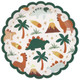 Dinosaur Blast Scalloped Paper Plates (6)