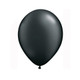 5" Radiant Pearl Onyx Black Latex Balloons (100)