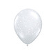 5 inch Clear Stars-A-Round Latex Balloons (100)