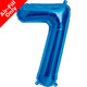 16 inch Blue Number 7 Foil Balloon (1)