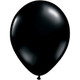 11" Fashion Onyx Black Latex Balloons (100)