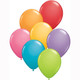 11" Festive Assortment Latex Balloons (25)