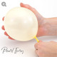 11" Pastel Pearl Ivory Latex Balloons (100)