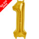 16 inch Gold Number 1 Foil Balloon (1)