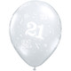 11 inch 21-A-Round Clear Latex Balloons (50)