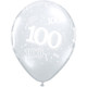 11" 100-A-Round Clear Latex Balloons (25)