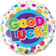 18 inch Good Luck Colourful Dots Foil Balloon (1)