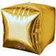 15" Cubez Gold Foil Balloon (1) - UNPACKAGED