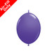 6" Purple Violet Qualatex QuickLink Latex Balloons (50)