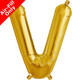 16 inch Gold Letter V Foil Balloon (1)