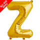 16 inch Gold Letter Z Foil Balloon (1)