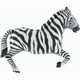 43 inch Zebra Foil Balloon (1)