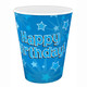 Happy Birthday Blue Paper Cups (8)