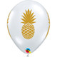 11 inch Pineapple Clear Latex Balloons (25)