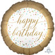 18 inch Happy Birthday Pastel Confetti Foil Balloon (1)