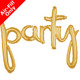 39 inch Party Gold Freestyle Phrase Balloon (1)