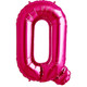 34 inch Magenta Letter Q Foil Balloon (1)