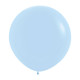 24" Pastel Matte Blue Sempertex Latex Balloons (3)