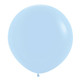 24" Pastel Matte Blue Sempertex Latex Balloons (3)