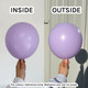 24" Pastel Matte Lilac Sempertex Latex Balloons (3)