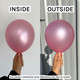 5" Satin Pink Sempertex Latex Balloons (100)