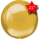 21" Jumbo Orbz Gold Foil Balloon (1) - UNPACKAGED