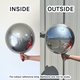 Pack of 3 21" Jumbo Orbz Silver Foil Balloons (3) - UNPACKAGED