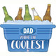 33 inch Coolest Dad Cooler Foil Balloon (1)