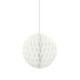 4 inch White Honeycomb Tissue Paper Ball (1)