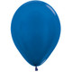 12" Metallic Blue Sempertex Latex Balloons (50)