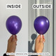 12" Metallic Violet Sempertex Latex Balloons (50)