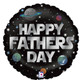 18 inch Father's Day Galactic Holographic Foil Balloon (1)