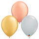 11" Metallic Assortment Latex Balloons (100)