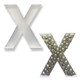 Letter X Mosaic Balloon Frame - 100cm (1)