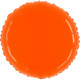 21" Shiny Orange Round Foil Balloon (1)