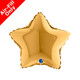 9" Gold Star Foil Balloon (1) - UNPACKAGED
