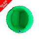 9" Green Round Foil Balloon (1) - UNPACKAGED