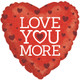 18 inch Love You More Foil Balloon (1)